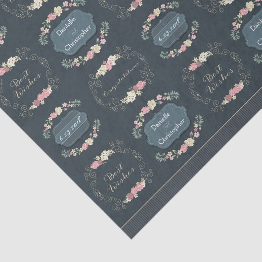 Weefselpapier voor weddenschappen op Rozen Tissuepapier (Detail)