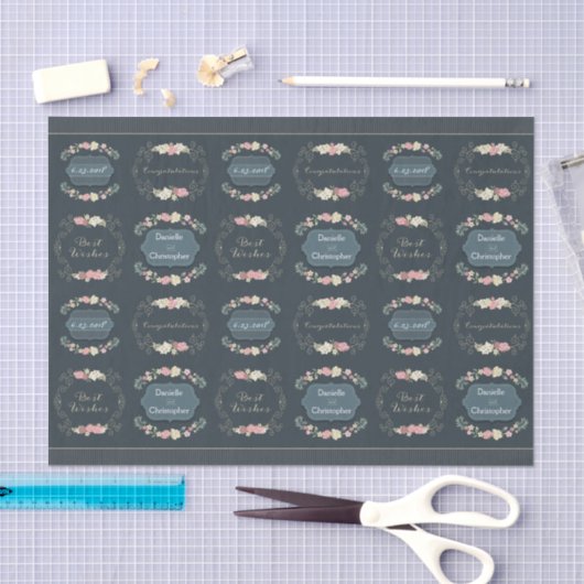 Weefselpapier voor weddenschappen op Rozen Tissuepapier (Craft)