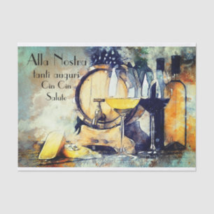 Weefselpapier voor wijn en kaas tissuepapier