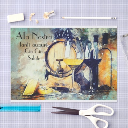 Weefselpapier voor wijn en kaas tissuepapier (Craft)