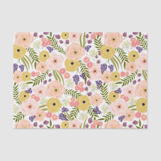 Weefselpapier voor wilde bloemen tissuepapier (Voorkant)