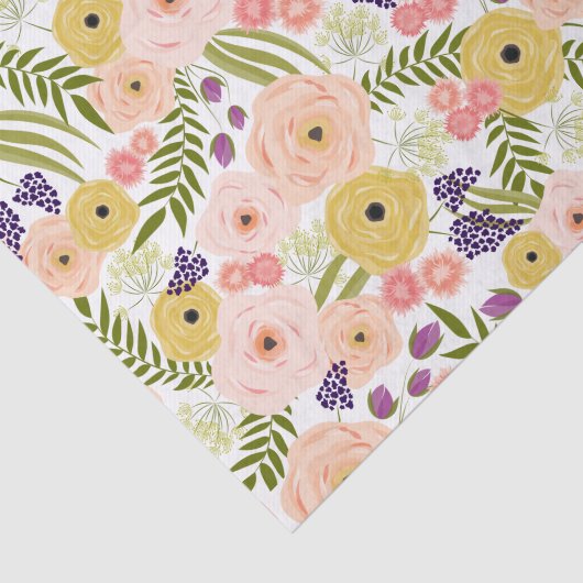 Weefselpapier voor wilde bloemen tissuepapier (Detail)