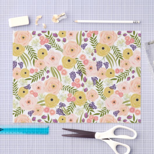 Weefselpapier voor wilde bloemen tissuepapier (Craft)