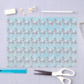 Weefselpapier voor witte paarden tissuepapier (Craft)