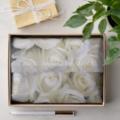 Weefselpapier voor witte rozen tissuepapier (Geschenk)