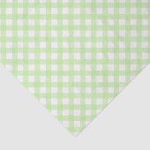 Weefselpapier voor zacht groen gingham-patroonpapi tissuepapier (Detail)