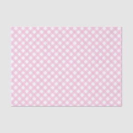 Weefselpapier voor zacht roze gingham-patroonpapie tissuepapier