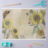 Weefselpapier voor zonnebloemdromen tissuepapier (Craft)