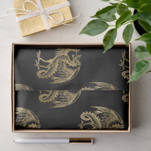 Weefselpapier voor zwart goud, elegant tissuepapier (Geschenk)