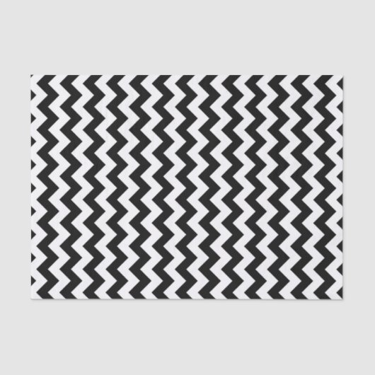 Weefselpapier voor zwart-wit-Chevron Tissuepapier (Voorkant)