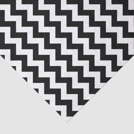 Weefselpapier voor zwart-wit-Chevron Tissuepapier (Detail)