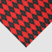 Weefselpapier voor zwart-wit en rood-stijlpatroon tissuepapier (Detail)