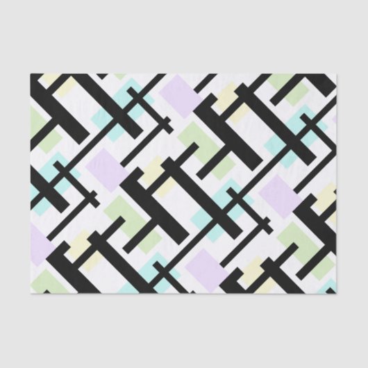 Weefselpapier voor zwart-wit tissuepapier (Voorkant)