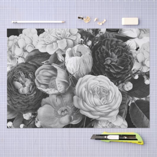 Weefselpapier voor zwart-wit tissuepapier (Craft)