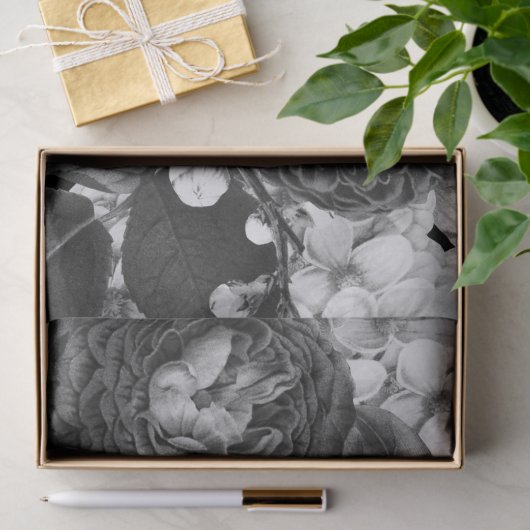 Weefselpapier voor zwart-wit tissuepapier (Geschenk)