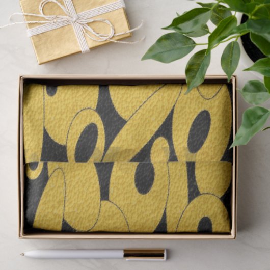 Weefselpapier voor zwarte en goudbollen tissuepapier (Geschenk)