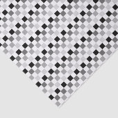 Weefselpapier voor zwarte en grijze vierkantjes tissuepapier (Detail)