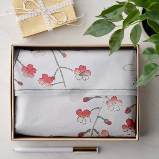 WEEFSELPAPIER : WATANABE SEITEI : CHERRY BLOSSOM TISSUEPAPIER (Geschenk)