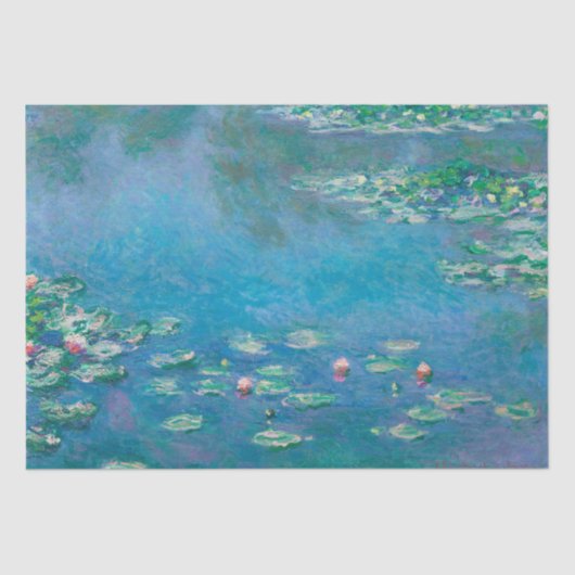 WEEFSELPAPIER : WATERLIL : MONET TISSUEPAPIER (Voorkant)