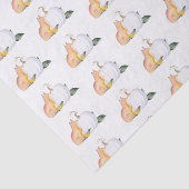 Weefselpapier Waterverf Herfst Woodland Pattern Tissuepapier (Detail)