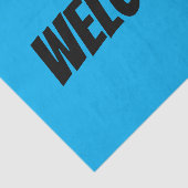 Weefselpapier welkom tissuepapier (Detail)