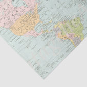 Weefselpapier wereldkaart tissuepapier (Detail)