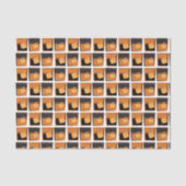 Weefselpapier - Whiskey Glass Gold en zwart Tissuepapier (Voorkant)