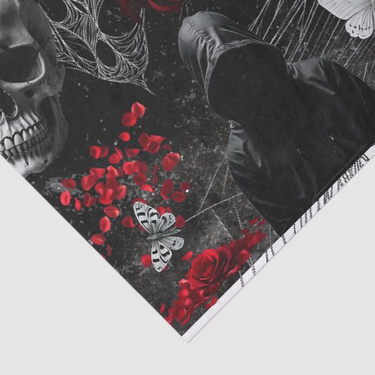 Weefselpapier wikkelen spookachtige Adeline Zade M Tissuepapier (Detail)