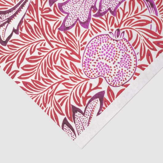 WEEFSELPAPIER : WILLIAM MORRIS : APPLE TISSUEPAPIER (Detail)