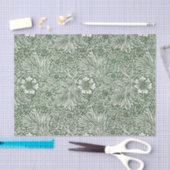 WEEFSELPAPIER : WILLIAM MORRIS : GROENEN TISSUEPAPIER (Craft)