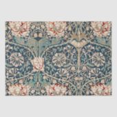 WEEFSELPAPIER : WILLIAM MORRIS : HONEYSUCKLE TISSUEPAPIER (Voorkant)