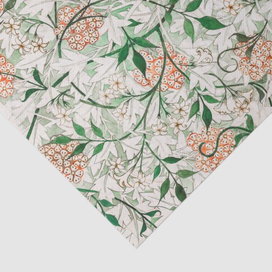 WEEFSELPAPIER : WILLIAM MORRIS : JASMINE TISSUEPAPIER (Detail)