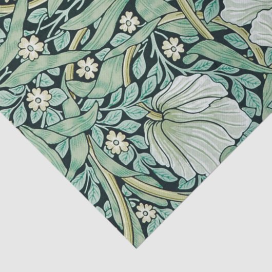WEEFSELPAPIER : WILLIAM MORRIS : PIMPERNEL TISSUEPAPIER (Detail)