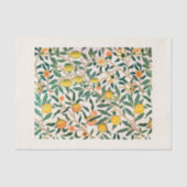 WEEFSELPAPIER : WILLIAM MORRIS : POMEGRANAAT TISSUEPAPIER (Voorkant)