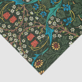 WEEFSELPAPIER : WILLIAM MORRIS : TULIPS TISSUEPAPIER (Detail)