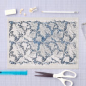 WEEFSELPAPIER : WILLIAM MORRIS :WALLFLOWER PATTERN TISSUEPAPIER (Craft)