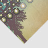 Weefselpapier Wrapping Strand Sunset Palm Trees St Tissuepapier (Detail)