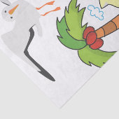 Weefselpapier Zadelbak Kat Dog Palm Beach Tissuepapier (Detail)