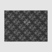 Weefselpapier zeeduivel, zilvergrijs tissuepapier (Voorkant)