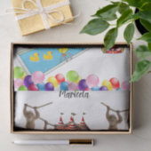 Weefselpapier Zoo Circus Clown Seal Eenden Tissuepapier (Geschenk)