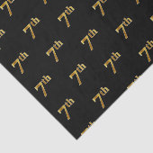 Weefselpapier, zwart, Faux Gold 7th (7e) Tissuepapier (Detail)