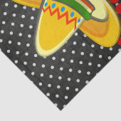 Weefselpapier zwart wit podium, een punt, hotpanne tissuepapier (Detail)