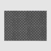 Weefselpapier, zwarte en witte cirkels tissuepapier (Voorkant)