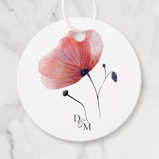 Weefselpapieren basisronde bedankjes labels (Voorkant)