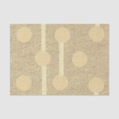 Weefselpapieren beige cirkels tissuepapier (Voorkant)