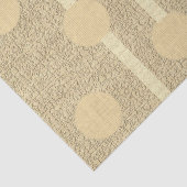 Weefselpapieren beige cirkels tissuepapier (Detail)