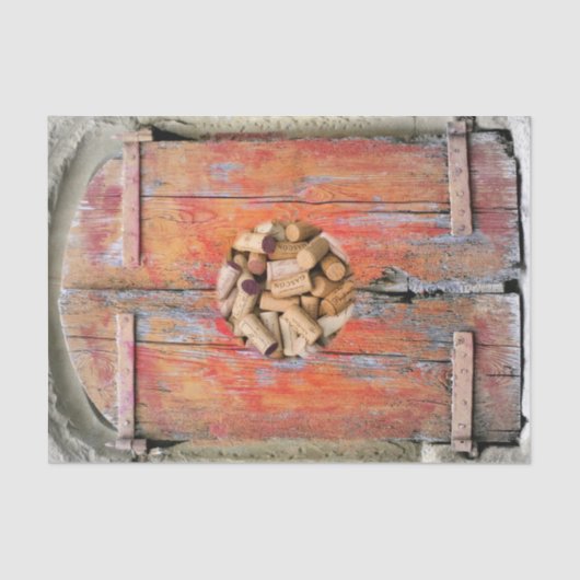 Weefselpapieren houten kurken tissuepapier (Voorkant)