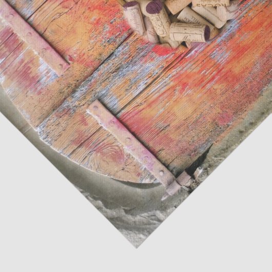 Weefselpapieren houten kurken tissuepapier (Detail)