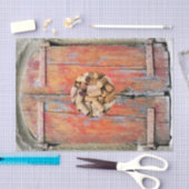 Weefselpapieren houten kurken tissuepapier (Craft)