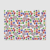 Weefselpapieren kleuren tissuepapier (Voorkant)